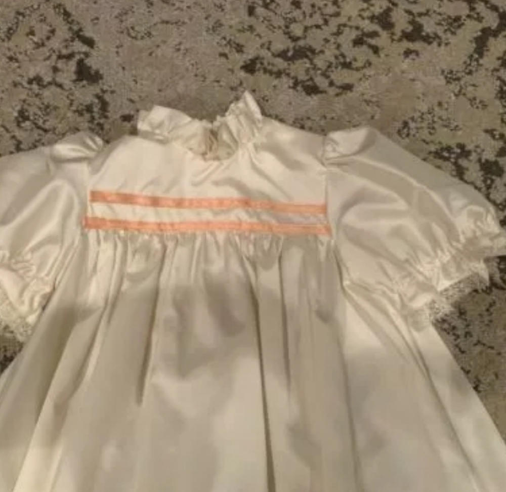 Vintage Handmade Flower Girl Dress - Picture 8 of 9
